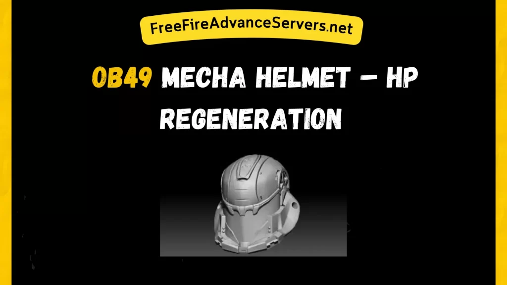 OB49 Mecha Helmet – HP Regeneration